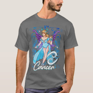 Camiseta Cáncer Anime Cumpleaños Fairy Fairies Cancer