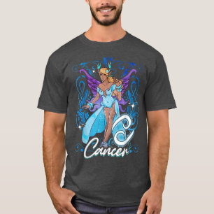 Camiseta Cáncer Anime Cumpleaños Fairy Fairies Cáncer G Neg