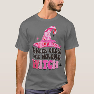 Camiseta Cancer Choose Wrong Witch Halloween Cancer Breast