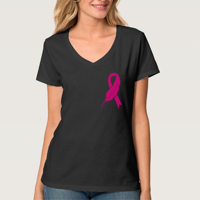 Camiseta Cáncer: cinta de sensibilización. (Anverso)