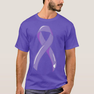 Camiseta Cáncer Conciencia Cinta Lavanda Superviviente de C