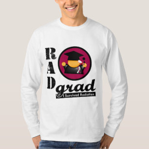 Camiseta CÁNCER DE CABEZA Y CUELLO del graduado de la