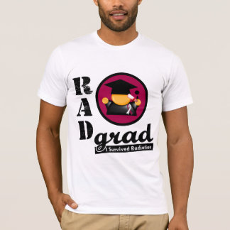 Camiseta CÁNCER DE CABEZA Y CUELLO del graduado de la