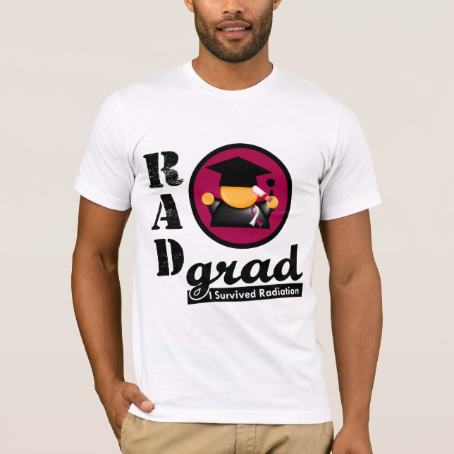 Camiseta CÁNCER DE CABEZA Y CUELLO del graduado de la (Anverso)