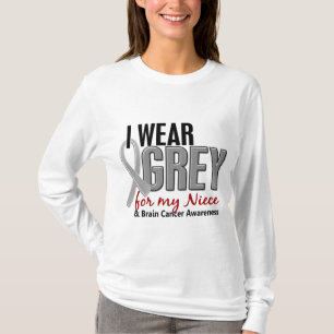 Camiseta CÁNCER de CEREBRO llevo el gris para mi sobrina 1