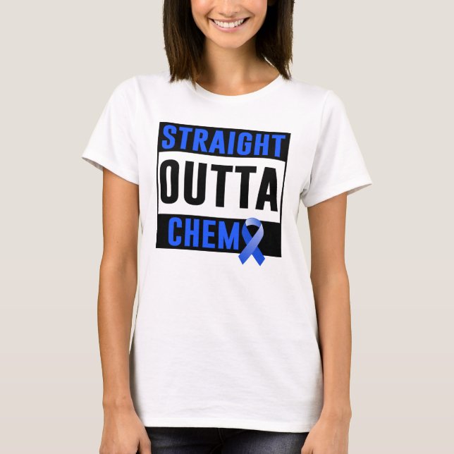 Camiseta cáncer de colon directo fuera de quimio (Anverso)