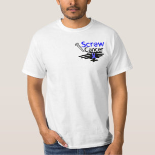 Camiseta Cáncer de colon divertido del tornillo