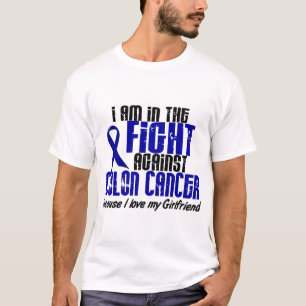 Camiseta CÁNCER DE COLON en la lucha para mi novia 1