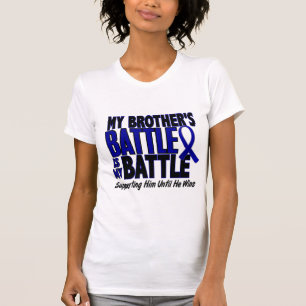 Camiseta Cáncer de colon MI BATALLA DEMASIADO 1 Brother