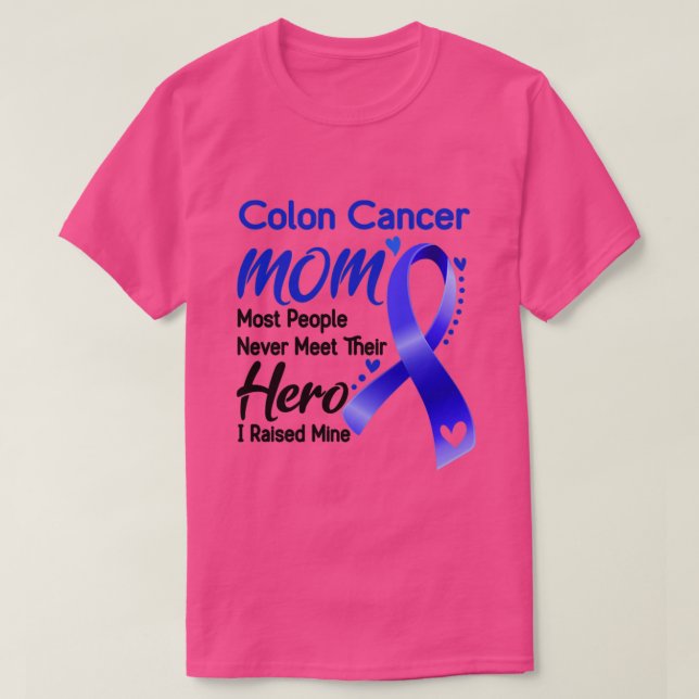 Camiseta Cáncer de colon MOM La mayoría de la gente nunca c (Diseño del anverso)