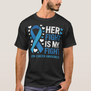 Camiseta Cáncer de Colon Su Lucha Es Mi Lucha Cáncer de Col