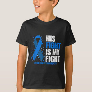 Camiseta Cáncer de Colón Su Lucha Es Mi Lucha Contra El Cán