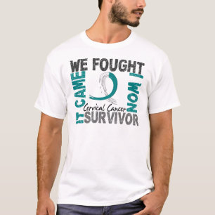 Camiseta Cáncer de cuello del útero del superviviente 5