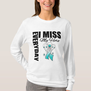 Camiseta Cáncer de cuello del útero diario de Srta. My He