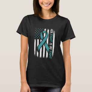 Camiseta Cáncer de cuello uterino, la familia lucha mi luch