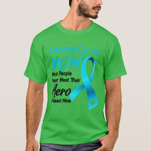 Camiseta Cáncer de cuello uterino MOM La mayoría de la gent
