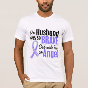 Camiseta Cáncer de estómago del marido del ángel 1