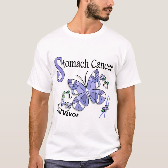 Camiseta Cáncer de estómago del superviviente 6 (Anverso)