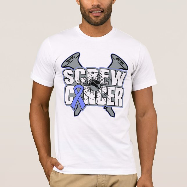 Camiseta Cáncer de estómago del tornillo (Anverso)