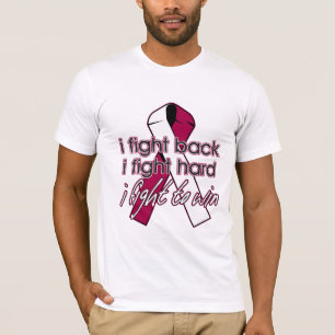 Camiseta Cáncer de garganta que me defiendo