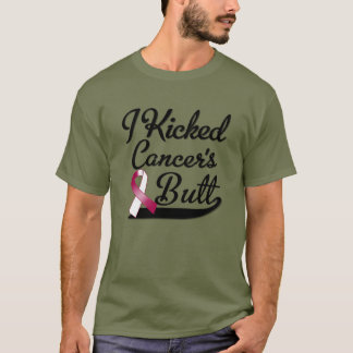 Camiseta Cáncer de garganta que pateé