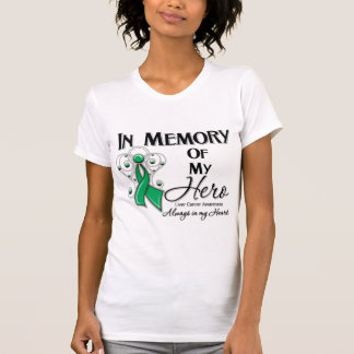 Camiseta Cáncer de hígado en memoria de mi héroe