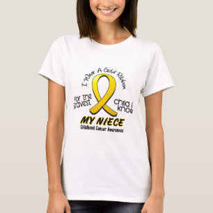 Camiseta Cáncer de la niñez llevo la cinta del oro para m