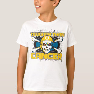 Camiseta Cáncer de la niñez más duro que el cráneo del