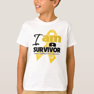 Camiseta Cáncer de la niñez - soy un superviviente