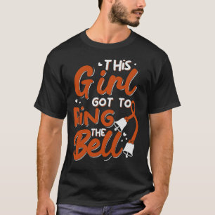 Camiseta Cáncer de leucemia Anillo El Naranja de la Campana