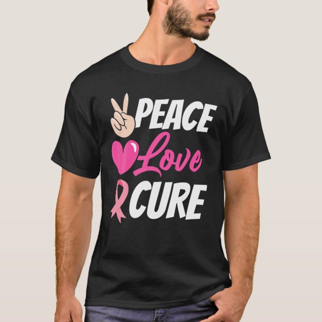 Camiseta Cáncer de Mama Claridad Vestimenta Cura de Paz Ros (Anverso)