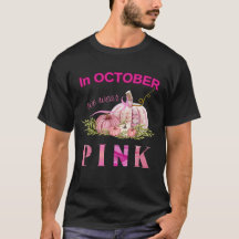 Cáncer de mama de calabaza En octubre usamos rosa