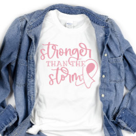 Camiseta Cáncer de Mama De Cinta Rosa