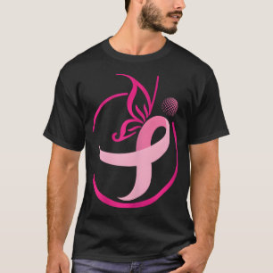 Camiseta Cáncer de Mama de Pink Ribbon Golf s-Butterflies