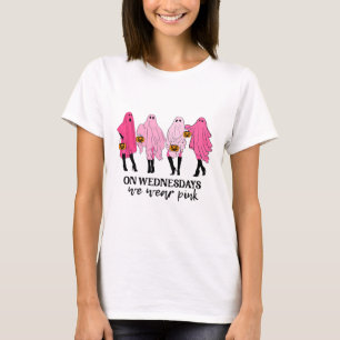 Camiseta Cáncer De Mama El Miércoles Usamos Rosa