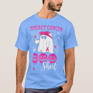 Camiseta Cáncer De Mama Es Una Hoja De Boos De Halloween Ve