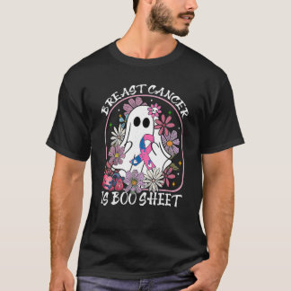 Camiseta Cáncer De Mama Es Una Hoja De Bote Fantasma Hallow