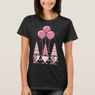 Camiseta Cáncer de Mama Gnomes Sensibilización a la Cinta R