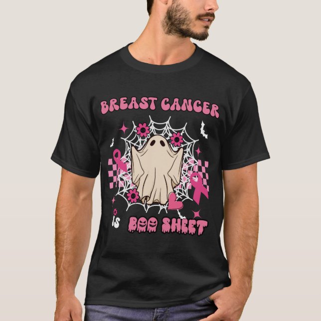 Camiseta Cáncer de mama gracioso es hoja de cálculo fantasm (Anverso)