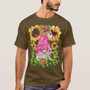 Camiseta Cáncer De Mama Gracioso Girasol Para Las Mujeres D
