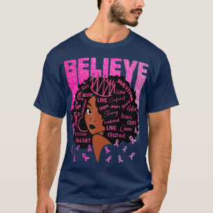 Camiseta Cáncer de Mama Guerrero Conciencia a Mujeres Fuert