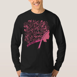 Camiseta Cáncer de Mama Guerrero Tee de Concienciación TShi