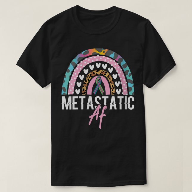 Camiseta Cáncer de Mama Metastásico Divertido A (Diseño del anverso)