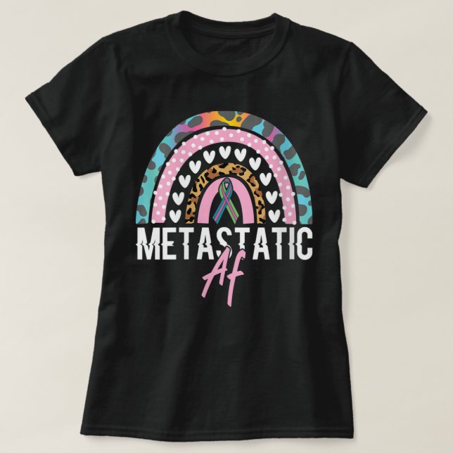 Camiseta Cáncer de Mama Metastásico Divertido A (Diseño del anverso)