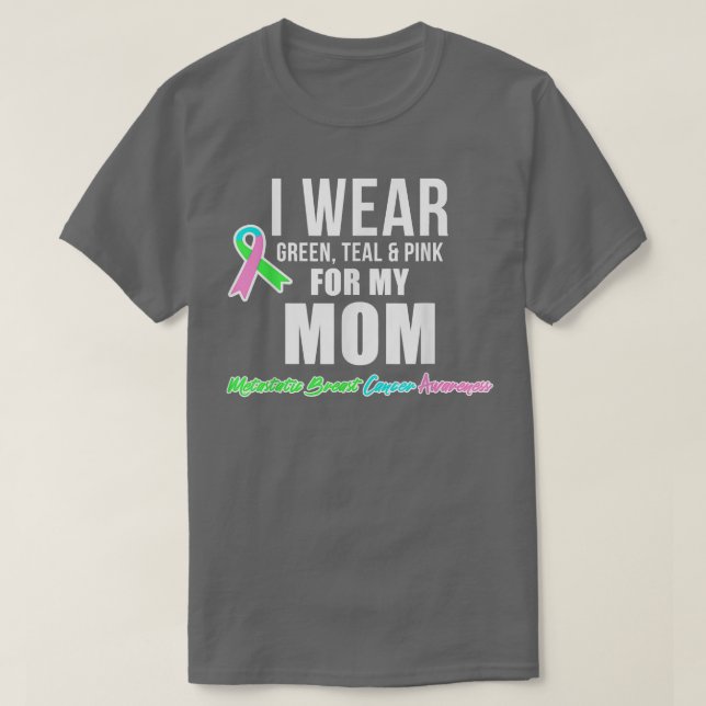 Camiseta Cáncer de mama metastásico para conciencia sobre e (Diseño del anverso)