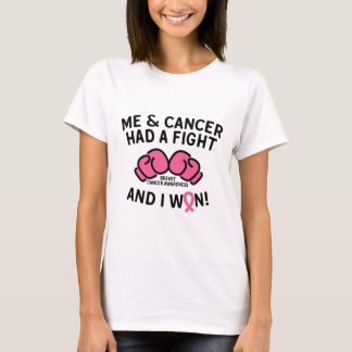 Camiseta Cáncer de mama Obtuve Apoyo a Sobreviviente de Cán
