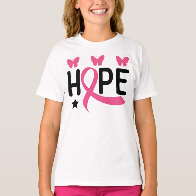 Camiseta Cáncer de mama para guerrero de cinta rosa que luc (Anverso)