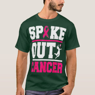 Camiseta Cáncer de mama para jugador de voleibol de cáncer 