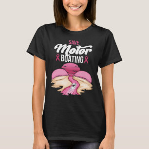 Camiseta Cáncer de Mama Salvar la Motocicleta Divertida Mam