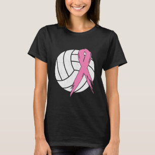Camiseta Cáncer de Mama Sensibilización sobre el voleibol r